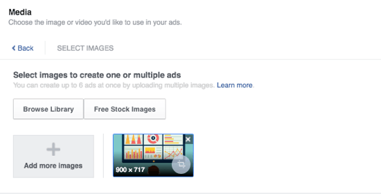 facebook ads add media