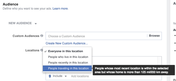 facebook ads targeting