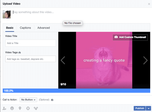 facebook publishing tools video