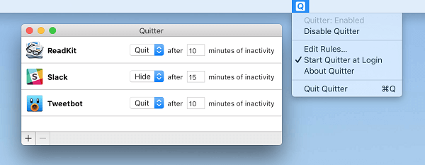 quitter for mac