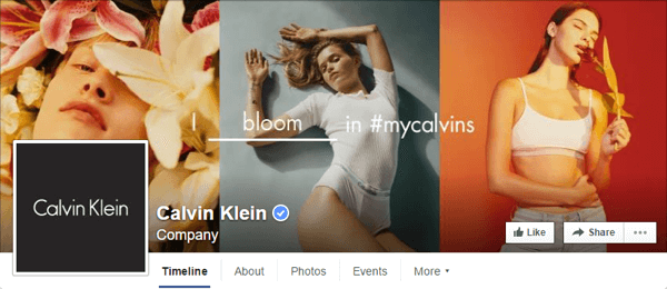 facebook cover photo calvin klein