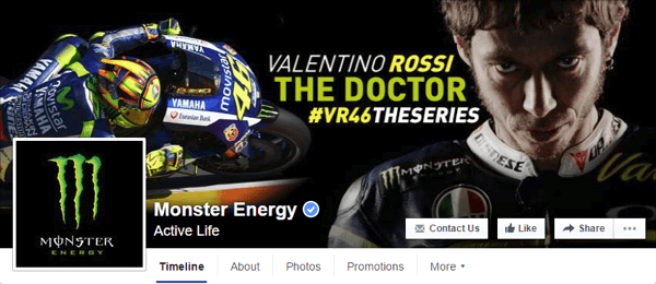 facebook cover photo monster energy