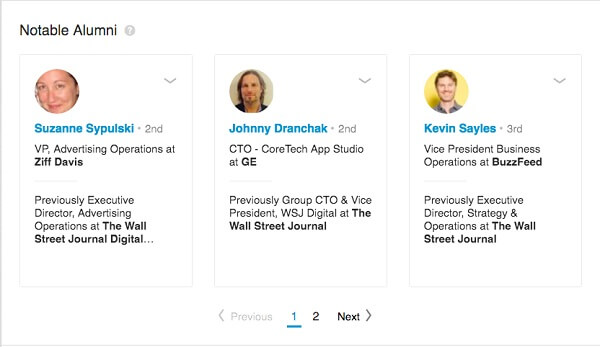 linkedin notable alumni