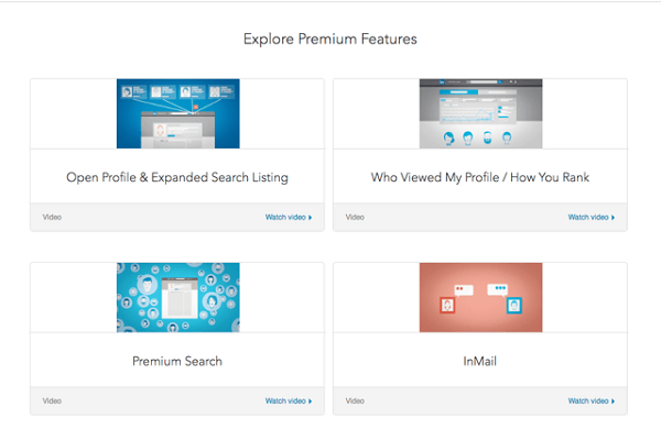 linkedin premium features