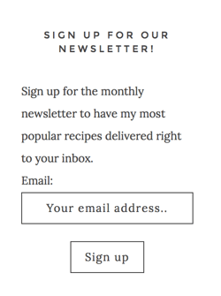 newsletter sign-up plugin