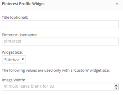 pinterest widgets plugin
