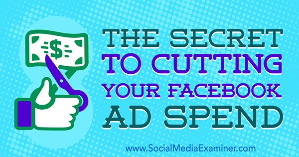 reduce facebook ad campaign costs