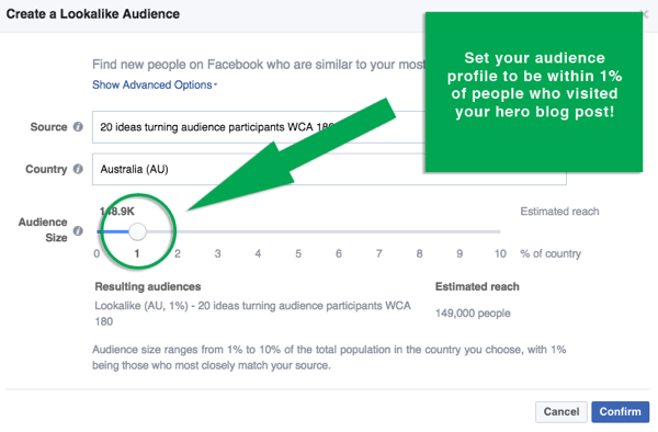 facebook create lookalike audience