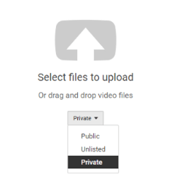 facebook video upload privacy option menu