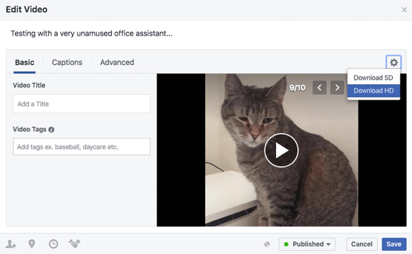 download facebook live video