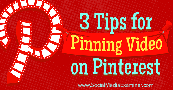 use video on pinterest