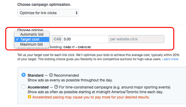 twitter ad bid pricing