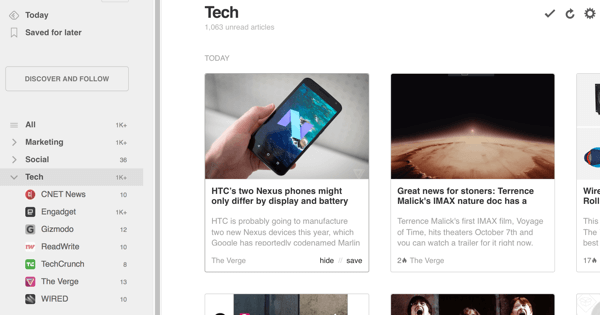 feedly feed