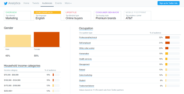 twitter audience