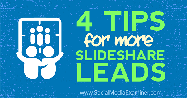 generate leads from slideshare