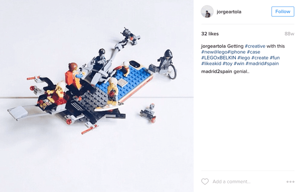 legoxbelkin instagram campaign