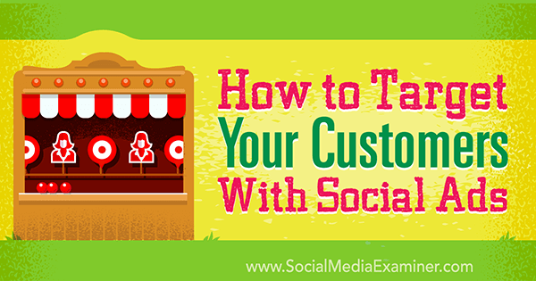 using social ads with a target custom audience