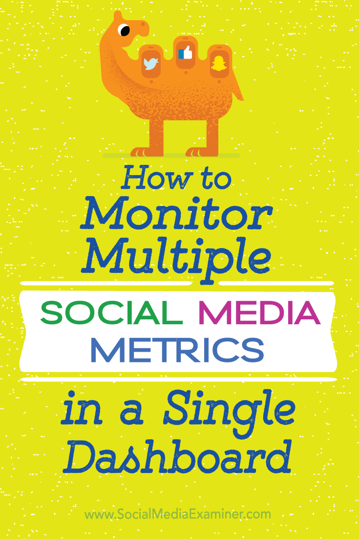 Tips on how you can track key social media metrics for your business in a single dashboard.