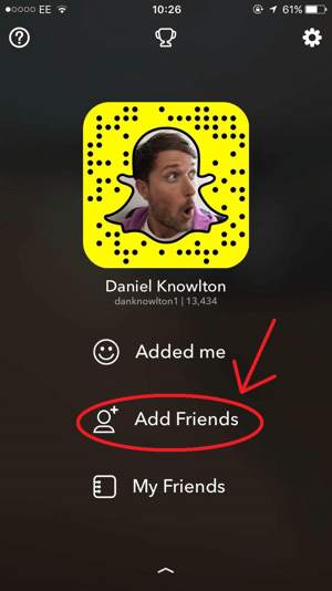 snapchat add friends