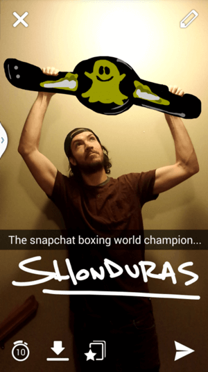 snapchat shonduras