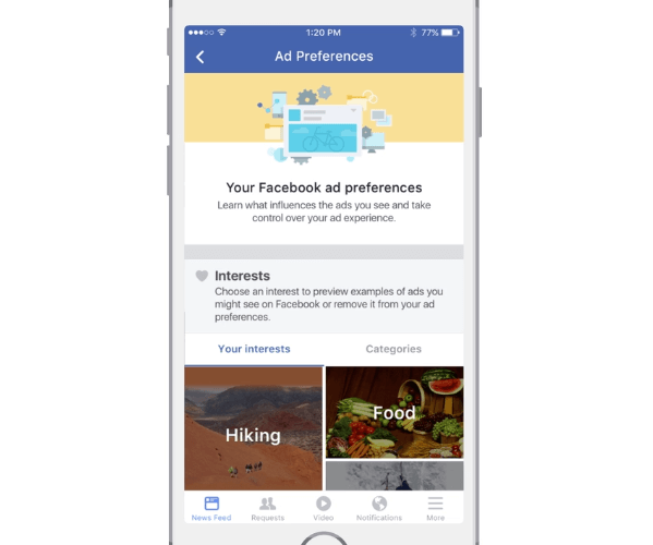 facebook ad preferences