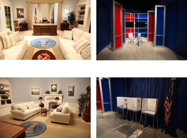 youtube spaces election themed sets