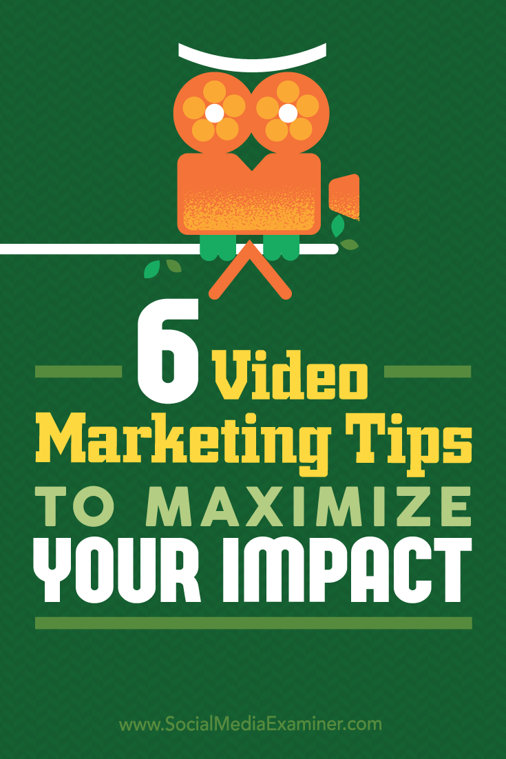 Tips on six ways marketers can improve the performance of your video content.