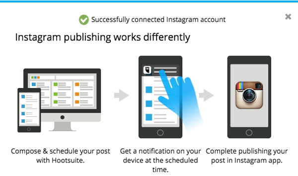 schedule instagram posts with hootsuite