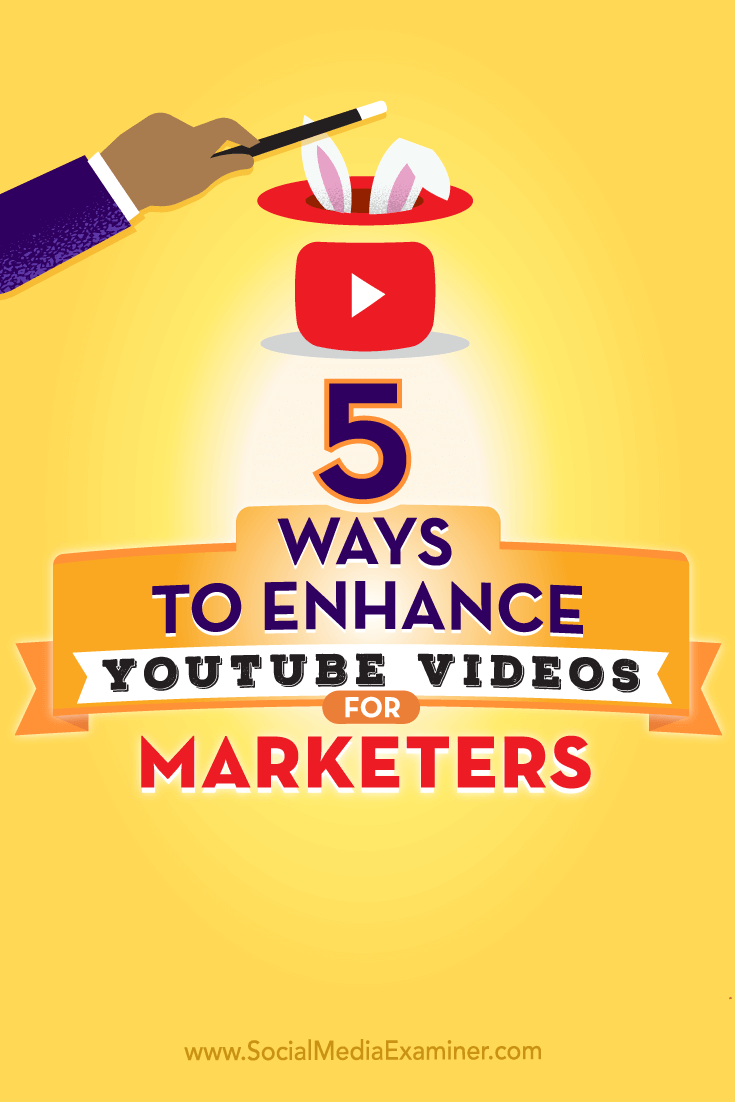 Tips on five ways to enhance the performance of your YouTube videos.