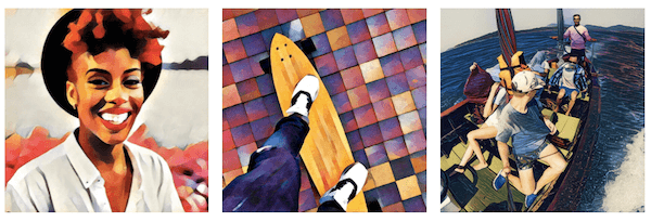 Add artistic filters to your photos with Prisma.