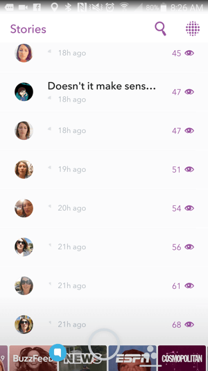 snapchat stories duration