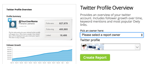 hootsuite twitter profile overview template