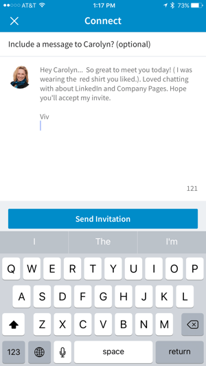 linkedin connection request
