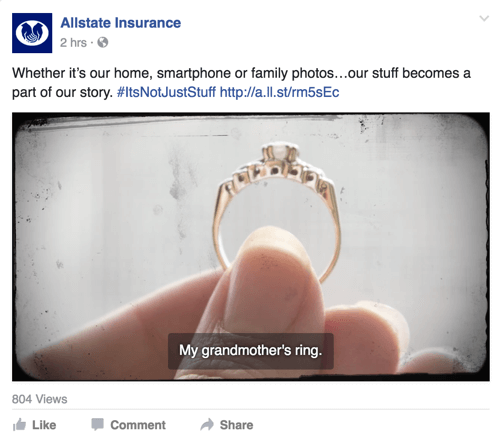 allstate facebook post