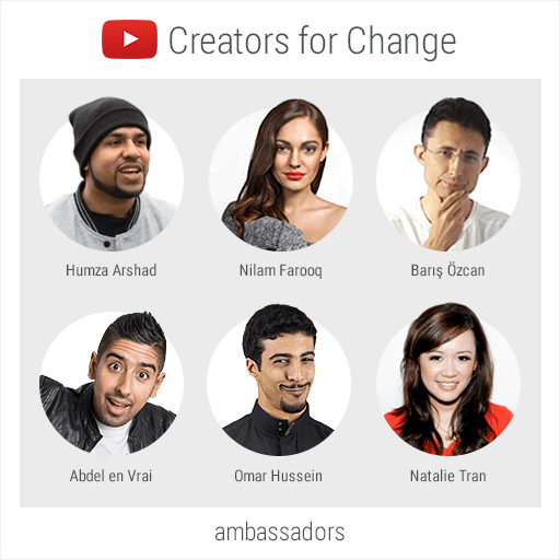 youtube creators for change