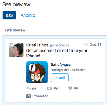 preview twitter app card