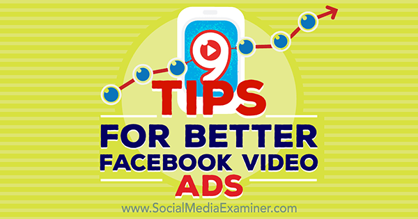 optimize video ads on facebook