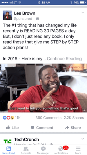 les brown facebook video