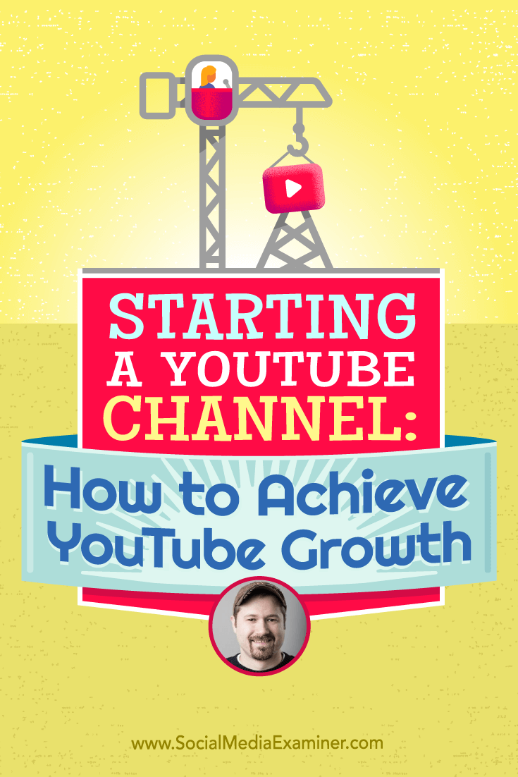 Tim Schmoyer talks with Michael Stelzner about how to build and grow a YouTube channel.