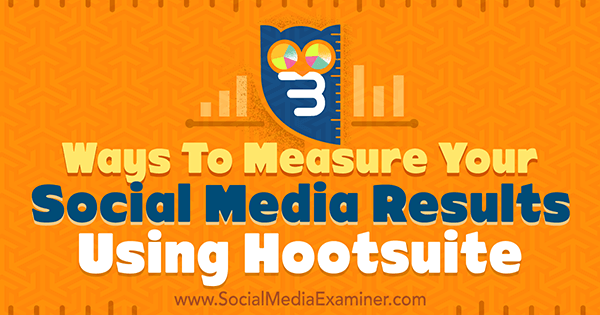 run hootsuite social media reports