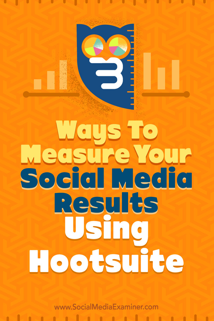 Tips on three ways to measure the results of your social media using Hootsuite.