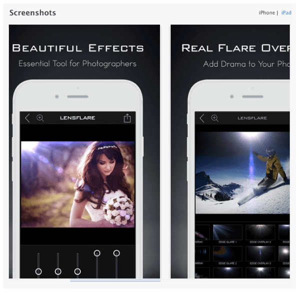 lensflare app