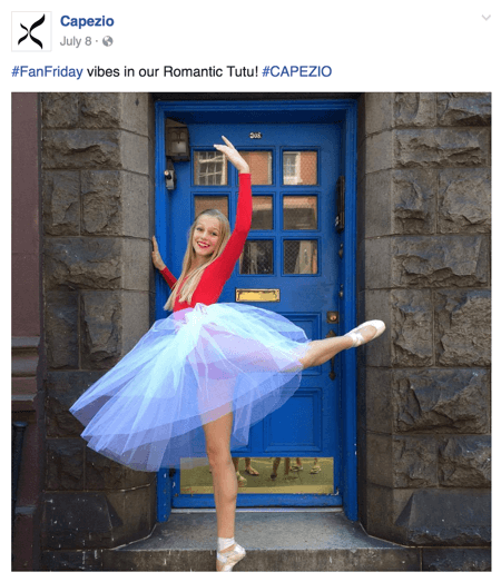 capezio facebook post