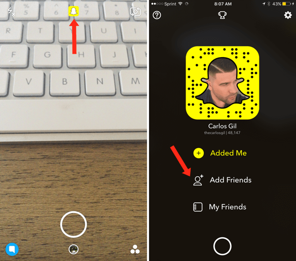 snapchat add friends from address book