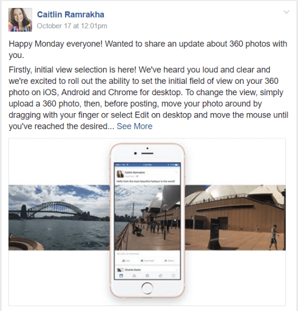 facebook 360 photo view