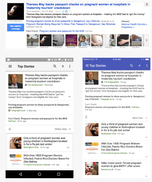 google news fact check tag