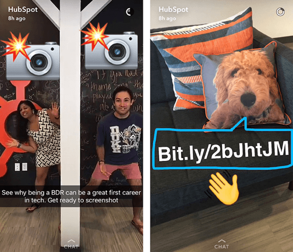 hubspot snapchat