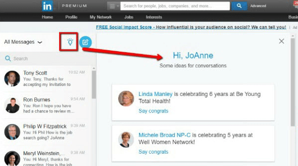 linkedin ideas for conversation