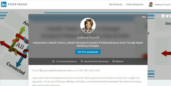 LinkedIn Profinder Profil