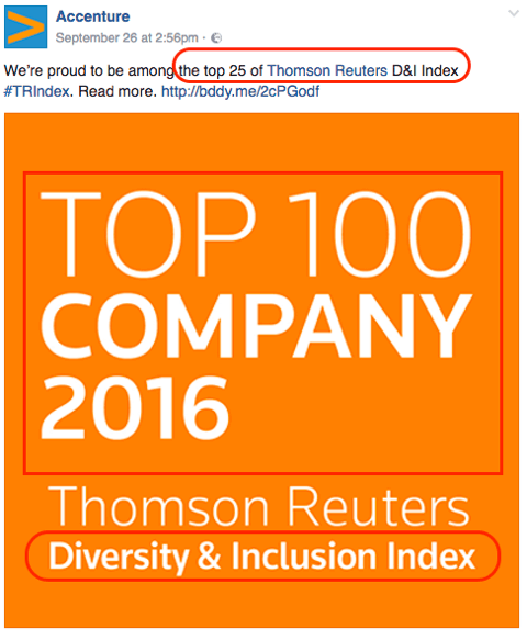 accenture facebook post
